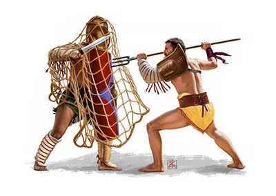 Reciario vs Secutor