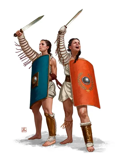 Gladiadoras victoriosas (provocatores)
