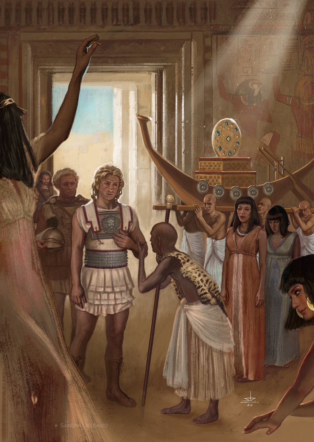 Alejandro Magno en el Oráculo de Ammon