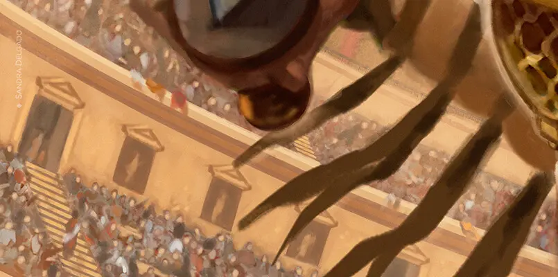 Gladiadores. Valor ante la muerte, detalle 1