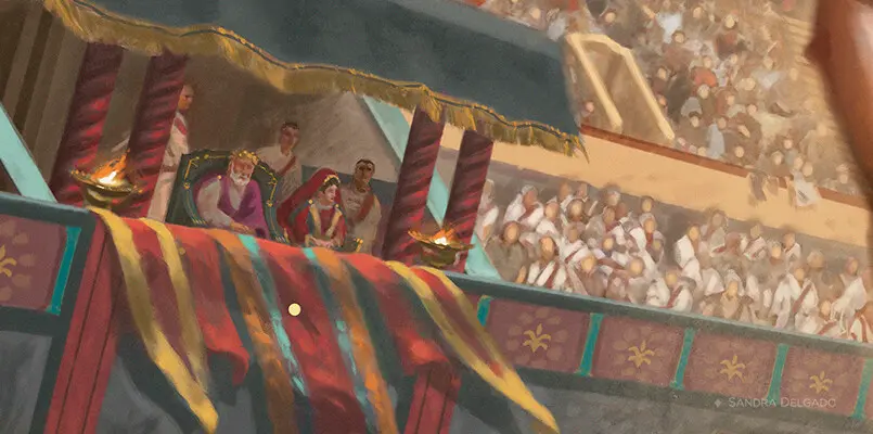 Gladiadores. Valor ante la muerte, detalle 4